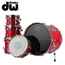 DW 表演家系列 烤漆工艺 CA 落地嗵14"x16" DW美产Performance架子鼓演奏爵士鼓5鼓 Candy Apple Red