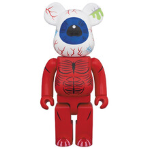 维格列艺术 积木熊 BEARBRICK× MADBALLS 潮流家居装饰玩偶摆件 卡通收藏雕塑 OCULUS ORBUS 100％+400％