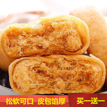 脸皮薄肉松饼干网红小吃零食点心早餐整箱 肉松饼250g【送】250【发1箱500g】