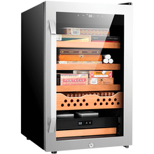 茄龙（CIGARLOONG）雪茄柜恒温恒湿德国家用电子雪茄柜雪茄盒无霜风冷雪茄保湿柜CL-68C CL-68C银色1+3恒温恒湿