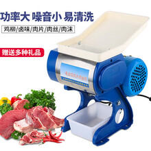 多功能绞肉机商用家用电动台式切片机切肉机切菜机切丝机切肉丝机不锈钢切鸡柳条机絞肉机 3毫米 锰钢刀