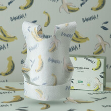 京东超市	
babycare 婴儿口水巾纱布用三角巾围嘴围兜一次性柔软小方巾小孩防水围兜便携饭兜 洛尔卡香蕉【20片】