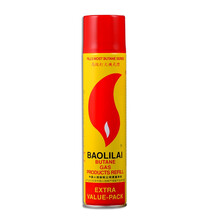 宝丽来280ML大容量打火机充气瓶通用火机气体防风火机充气罐通用高纯度丁烷气体液 280毫升一瓶