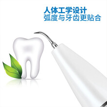侨源 电动超声波家用洗牙器黄牙烟渍牙结石去除器冲牙器清洁器牙 白色