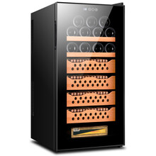 富客(FUKE)FK-78C2雪茄柜智能恒温保湿大容量雪松木层架雪茄醇养柜 裸养+红酒款