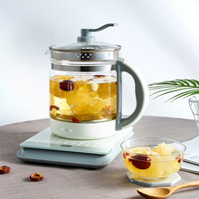 海牌HAIPAI HP-Y15D养生壶煮茶器煮茶壶恒温定时电水壶烧水壶电热水壶迷你玻璃花茶壶 粉红色