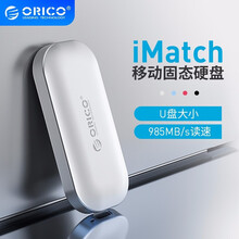 奥睿科（ORICO）TypeC移动固态硬盘1TB固态SSD(小巧便携高速传输)iMatch系列 简约银 【250G】
