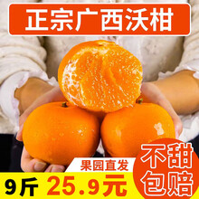 梦茜儿沃柑 9斤柑橘子蜜丑桔无籽礼盒装 清江新鲜水果云南当季武鸣时令 1斤 中果55mm-60mm