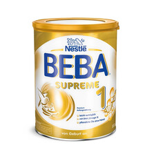 德国原装进口 雀巢(Nestle) BEBA贝巴Supreme至尊版 添加两种HMO 婴幼儿配方奶粉自营1段(0-6个月) 800g/罐