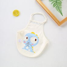 婴儿肚兜纯棉新生儿夏季薄款小孩宝宝初生四季通用儿童护肚围 小恐龙66码
