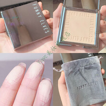 FunnyElves柔焦粉饼FE感光粉饼控油定妆持久遮瑕散粉隐匿毛孔10g 自然色