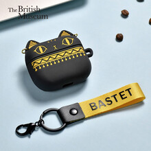 大英博物馆官方馆藏埃及系列安德森猫耳机壳airpods pro硅胶防摔软壳黑色猫狗创意礼物卡通耳机套