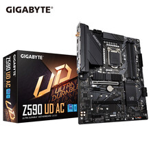 技嘉 Z590主板 电竞游戏台式机电脑ATX/ITX迷你主板 支持intel十代 十一代CPU Z590 UD AC