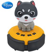 迪士尼 （Disney）声光哈士奇电子宠物小狗互动智能机器人扫地机吸尘充电玩具生日礼物 88601哈士奇扫地机器人玩具 官方标配