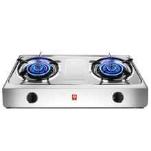 日本樱花燃气灶双灶台式液化气不锈钢天然气家用猛火老式煤气灶具 实用款(瓶装液化气)