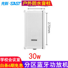 先科（SAST）防水户外壁挂音响喇叭套装 音箱蓝牙功放机广播音柱系统会议室门店校园背景音乐影响 30W音响1个（需要与功放机搭配使用）
