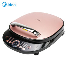 美的（Midea）电饼铛 家用双面加热煎烤机 加深烙饼锅 薄饼煎饼机三明治早餐机 烤饼机 MC-JC