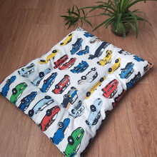 【店铺推荐】秋冬狗垫子宠物狗睡垫加厚保暖猫垫狗窝可机洗棉宠物垫 帆布小汽车 中号45*55cm(15斤左右)