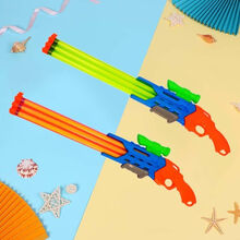 【好店认证】水枪玩具儿童玩水抽拉式漂流喷水枪射程远高压抽水枪成人打水仗 72cm大三管