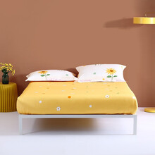 百丽丝水星家纺出品 全棉床笠 清新ins风 纯棉印花单件 包围防滑 1.2米床