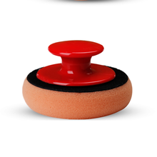 带手柄汽车打蜡机海绵棉神器车用手工擦车打腊海棉工具手动抛光 1个手柄+1个打蜡海绵