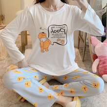 孕妇睡衣夏季薄款纯棉怀孕期月子服春秋8月份9产后哺乳套装7透气6 XXL