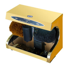 申江 擦鞋机SJ-C001家用酒店客房换鞋凳两用自动感应擦鞋器电动擦鞋机 C001钛金