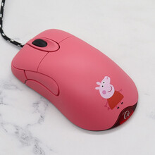 io1.1/IE3.0穿越火线CF职业选手lo1.1游戏CS鼠标 IO1.1 粉红佩奇磨砂版 官方标配