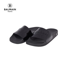 巴尔曼 Balmain 20秋冬女士平底鞋凉鞋黑色拖鞋UN1C533LVRE-0PA 0PA 36
