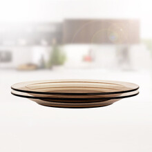 PYREX 美国康宁pyrex进口 康宁餐具 家用耐热玻璃餐具2只 饭碗 深碟 浅碟 2只碗 2浅碟