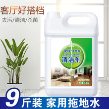 清洁剂瓷砖木地板砖强力去污家用拖地地面清洁液 9斤超值装