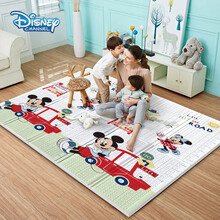 迪士尼（Disney）宝宝爬行垫室内婴儿游戏地垫隔凉防潮加厚2CM 米奇量身高200*180*2(XPE高密度折叠款)