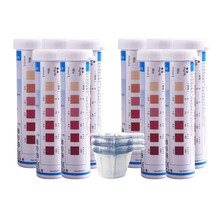 优利特 酮体试纸脂肪燃烧检测试条生酮试纸减脂酮体尿铜生酮试纸糖尿病测试孕妇测试酮体  酮体【10盒】+250个尿杯