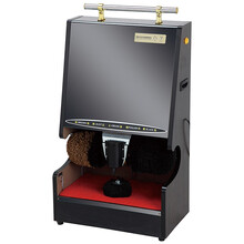 众居 全自动擦鞋机酒店大堂宾馆立式感应电动刷皮鞋机器办公商用家用擦鞋器皮鞋护理刷鞋皮具擦皮鞋神器 多功能黑金鞋边鞋面