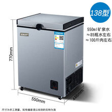 SAST(深圳先科)迷你冰柜小冷柜压缩机制冷冰箱冷藏冷冻双温双门LGDZ 单温冷藏 /冷冻138