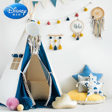 迪士尼（Disney） 儿童小帐篷游戏屋北欧室内男孩宝宝玩具屋印第安女孩家用公主房子六一生日礼物 夜梦(不含垫子) 送星灯+云朵+抱枕