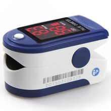 CONTEC 血氧仪指夹式血氧饱和度脉搏检测器成人老人儿童测量心跳脉搏心率检测仪家用便携手指脉氧仪 LED大屏版【CMS50DL】