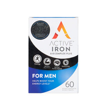 爱尔兰进口补铁剂 女性孕妇补血便携胶囊 含多种维生素改善贫血提高免疫力A ACTIVE A ACTIVE 男性铁剂+复合维生素B