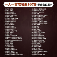 车载cd光盘流行新歌经典老歌 劲爆DJ 粤语宝丽金合集汽车载CD碟片 1碟-160首成名曲