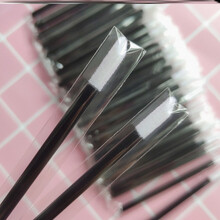 一次性唇刷棒独立包装迷你便携软毛女涂口红初学者唇膏用 黑色30支外出旅行独立包装-F11 其它材质