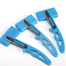 耐尔尼不锈钢仔猪阉猪架小猪阉割器阉割台敲猪架猪用阉割刀阉猪手术刀套装 养猪设备 10号迷你阉割刀（3把）