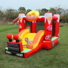 充气城堡 小型家用新款儿童充气城堡家用室内小型滑梯乐园淘气堡跳床宝宝玩具游乐场 汽车城堡