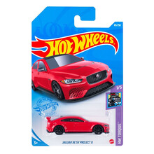 特价风火轮火辣小跑车柯尼塞格迈凯伦兰博基尼马自达合金车模 85号捷豹XE SV【红】