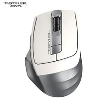 双飞燕 FB35 飞时代鼠标 无线蓝牙鼠标 办公鼠标 多模连接鼠标 便携鼠标 银灰白