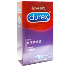 杜蕾斯 durex爽薄情迷装套 12只情迷装 避孕套安全套 一盒12只