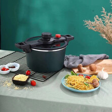 健丝美 微压锅网红压力锅炖锅安全不粘锅6L大容量代发通用Tx. 魔星6L绿色微压汤锅-铁