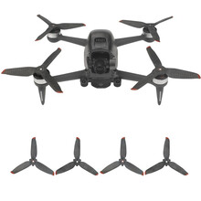 适用于DJI FPV螺旋桨 大疆穿越机5328S快拆高原碳纤维桨叶机翼轻巧强劲三叶桨飞行器配件 DJI FPV高原碳纤桨叶 两对一套装