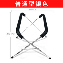 京炫（JINGXUAN) 鼓架 大军鼓架子 大队鼓架子 折叠不锈钢支架 加宽加高 电镀款 22英寸