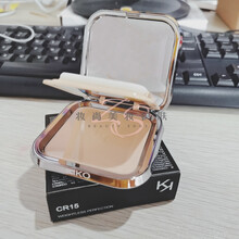 kiko粉饼干湿两用粉cr15kiko哑光粉饼水莲花04自然久定妆控油 CR15象牙白现货