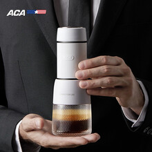 北美电器 （ACA）咖啡机家用旅行迷你手持便携胶囊咖啡机一体咖啡机AC-MC01 白色